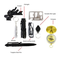 Thumbnail for 10 In 1 Emergency Survival Gear Outdoor Camping Hiking Survival Tools