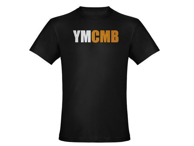 Ymcmb Black Tshirt With White and Gold Print - TshirtNow.net