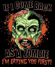 Thumbnail for Im Eating You First Zombie tshirt - TshirtNow.net - 4