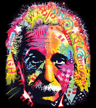 Einstein Neon Face tshirt - TshirtNow.net - 1