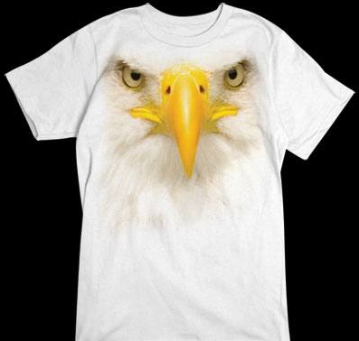 Eagle Face White tshirt - TshirtNow.net