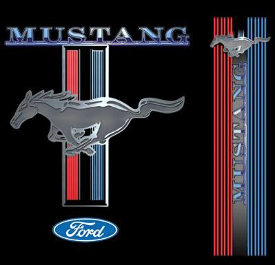 Mustang Logo w/ sleeve Print Tshirt - TshirtNow.net - 2