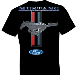 Mustang Logo w/ sleeve Print Tshirt - TshirtNow.net - 1