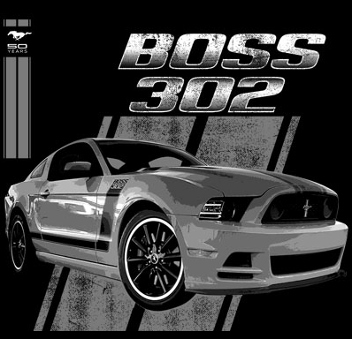 Mustang Boss 302 Tshirt - TshirtNow.net - 2