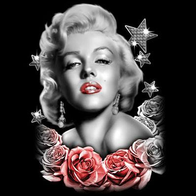 Marilyn Monroe Starlet Large Print Tshirt - TshirtNow.net - 2