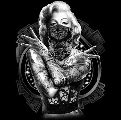 Marilyn Monroe Outlaw Tshirt - TshirtNow.net - 2