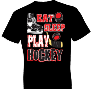 Eat Sleep Play Hockey Tshirt - TshirtNow.net - 1