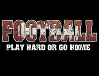 Thumbnail for Football Play Hard Tshirt - TshirtNow.net - 2