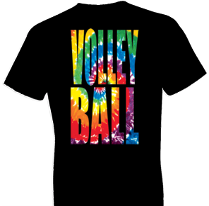 Volleyball Tie Dye Tshirt - TshirtNow.net - 1