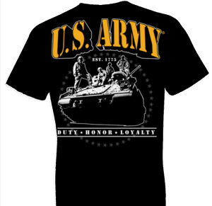 U.S. Army Duty Honor Loyalty Tshirt - TshirtNow.net - 1