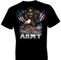 Thumbnail for U.S. Army Eagle and Flag Tshirt - TshirtNow.net - 1