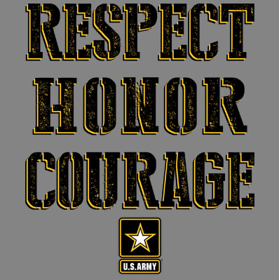 U.S. Army Respect Honor Courage Tshirt - TshirtNow.net - 2