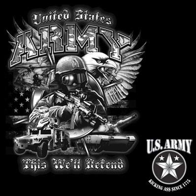 Army This We'll Defend w/ Crest Tshirt - TshirtNow.net - 2