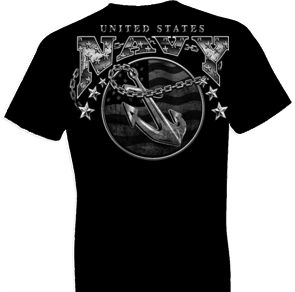 Navy w/ Crest Tshirt - TshirtNow.net - 1