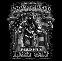 Thumbnail for Firefighters First In Last Out Tshirt - TshirtNow.net - 2