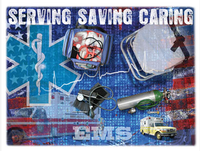 Thumbnail for EMS Serving and Saving Tshirt - TshirtNow.net - 2