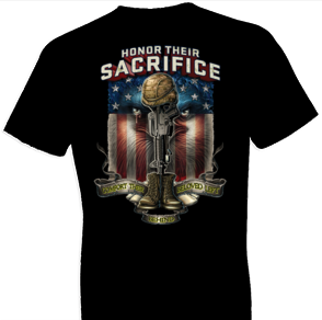Honor Their Sacrifice Tshirt - TshirtNow.net - 1