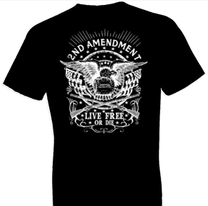 2nd Amendment Live Free Or Die Tshirt - TshirtNow.net - 1