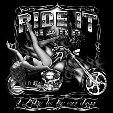 Ride It Hard Biker Tshirt - TshirtNow.net - 2