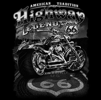 Thumbnail for Highway Legend Biker Tshirt - TshirtNow.net - 2