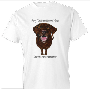 Funny Chocolate Labrador Retriever Tshirt - TshirtNow.net - 1