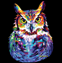 Thumbnail for Great Horned Owl Tshirt - TshirtNow.net - 2