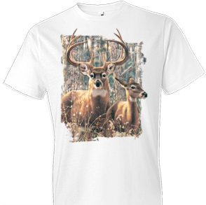 In His Domain Deer Tshirt - TshirtNow.net - 1