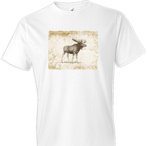 Brown Moose Wildlife Tshirt - TshirtNow.net - 1