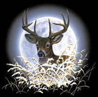 Thumbnail for Deer Moon Wildlife Tshirt - TshirtNow.net - 2