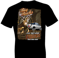 Thumbnail for Big Bucks and Awesome Trucks Wildlife Tshirt - TshirtNow.net - 1