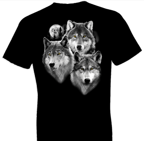 Three Wolves Portrait Tshirt - TshirtNow.net - 1