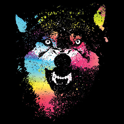 Colorful Wolves Tshirt - TshirtNow.net - 2