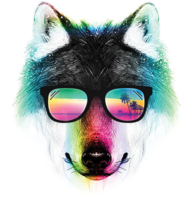 Summer Wolf Tshirt - TshirtNow.net - 2