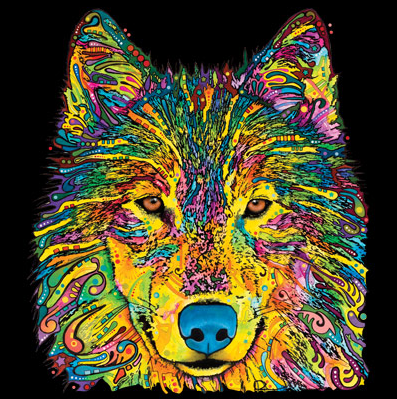 Pastel Wolf Tshirt - TshirtNow.net - 2
