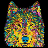 Thumbnail for Pastel Wolf Tshirt - TshirtNow.net - 2