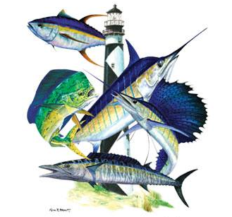 Cape Lookout Fish Tshirt - TshirtNow.net - 2