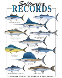 Thumbnail for Saltwater Records Fish Tshirt - TshirtNow.net - 2