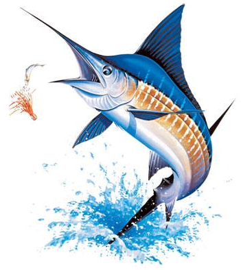Blue Marlin Fish Tshirt - TshirtNow.net - 2