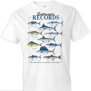 Saltwater Records Fish Tshirt - TshirtNow.net - 1