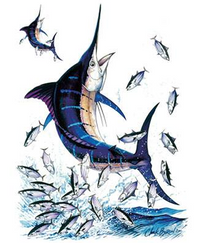 Thumbnail for Blue Marlin 2 Fish Tshirt - TshirtNow.net - 2
