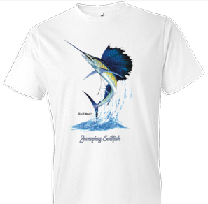 Jumping Sailfish Tshirt - TshirtNow.net - 1