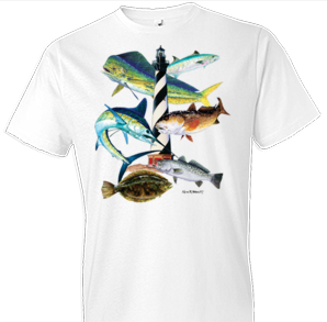 Cape Hatteras Fish Tshirt - TshirtNow.net - 1