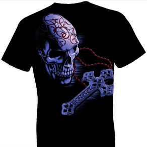 Rosary Skull Fantasy Tshirt - TshirtNow.net - 1