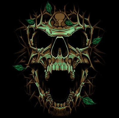 Thorn Skull Fantasy Tshirt - TshirtNow.net - 2
