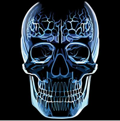 Glass Skull Tshirt - TshirtNow.net - 2