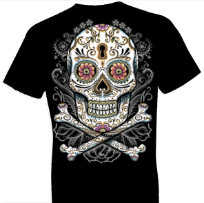 Floral Skull Tshirt - TshirtNow.net - 1