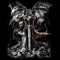 Thumbnail for Gravestone Reaper Fantasy Tshirt - TshirtNow.net - 2