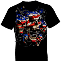 Thumbnail for Patriotic Skulls Tshirt - TshirtNow.net - 1