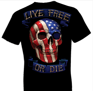 Live Free Patriotic Tshirt - TshirtNow.net - 1