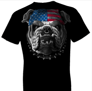 American Bulldog Flag Tshirt - TshirtNow.net - 1